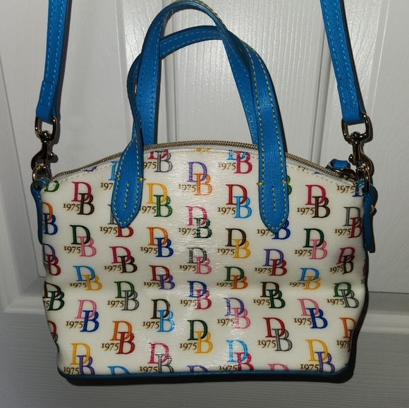 Dooney & Bourke “RUBY” 1975 Logo handbag purse - Picture 2 of 12